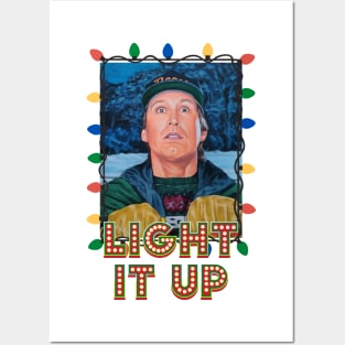 Light It Up Clark Griswold Christmas Vacation Posters and Art